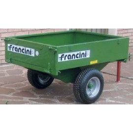 Rimorchietto monoasse per trattorini/tosaerba FQ 4 Francini