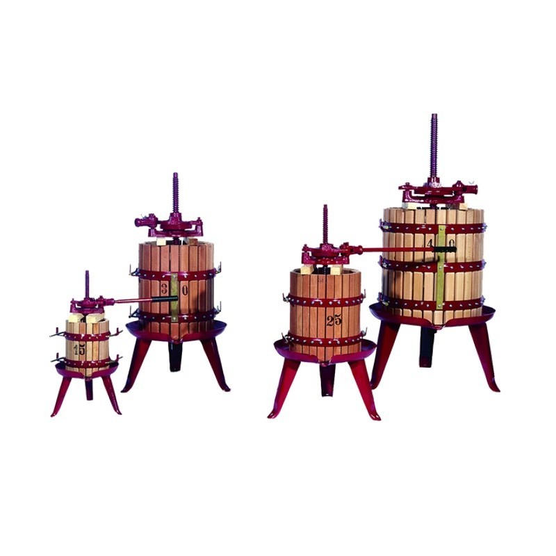 Torchio razionale gabbia legno bacino smaltato TR65