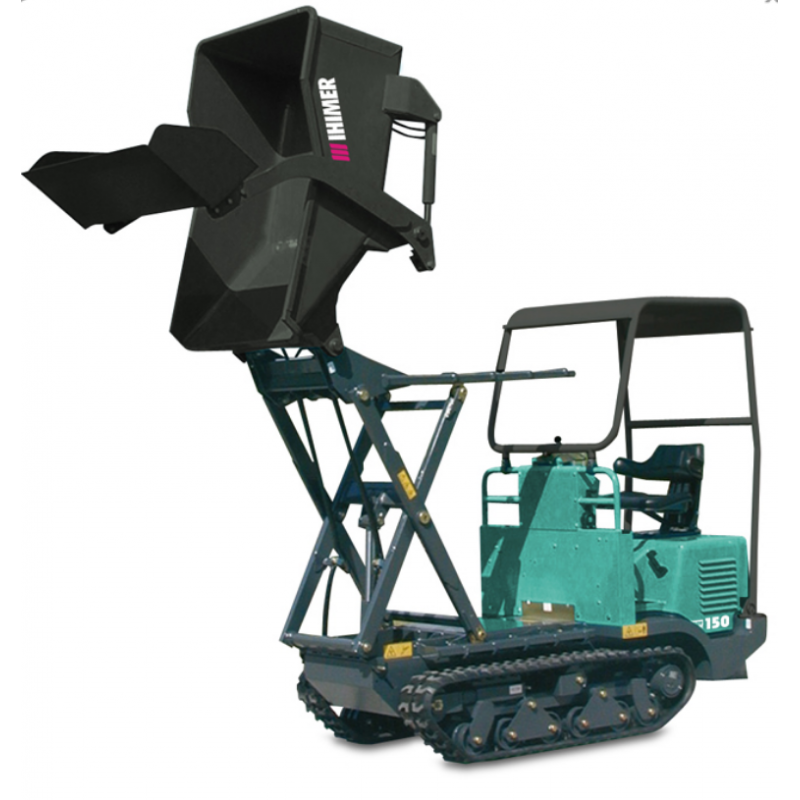 MOTOCARRIOLA KATOIMER CARRY 150 DIESEL, cassone movimento terra scarico alto