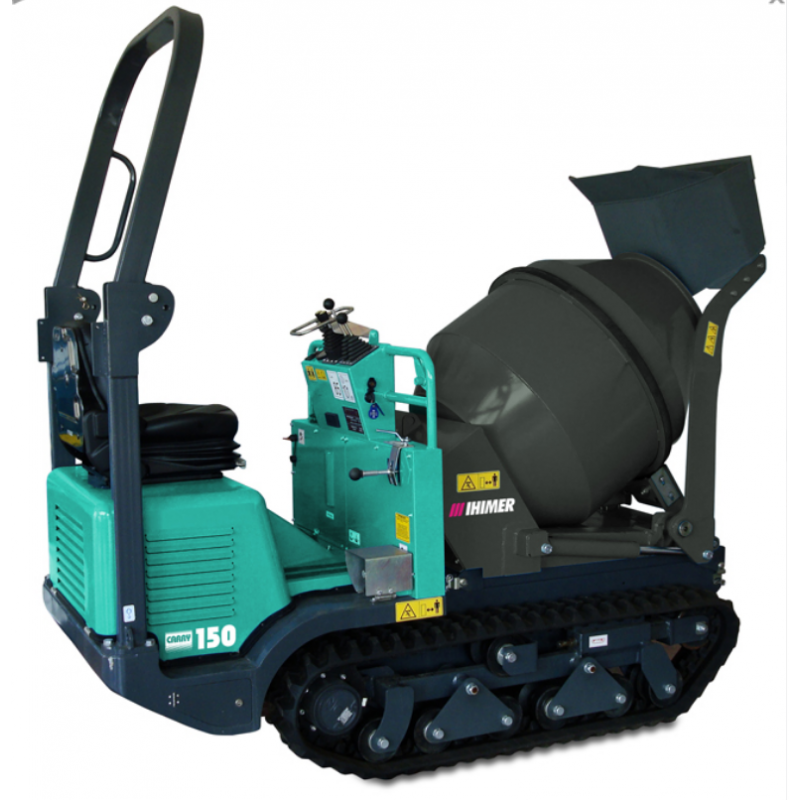 MOTOCARRIOLA KATOIMER CARRY 150 DIESEL, betoniera idraulica, pala autocaricante