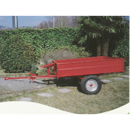 RIMORCHIO 1.20X1,50 TIPO PESANTE  CON TIMONE - V