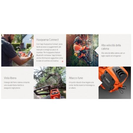 MOTOSEGA A BATTERIA HUSQVARNA T540i XP